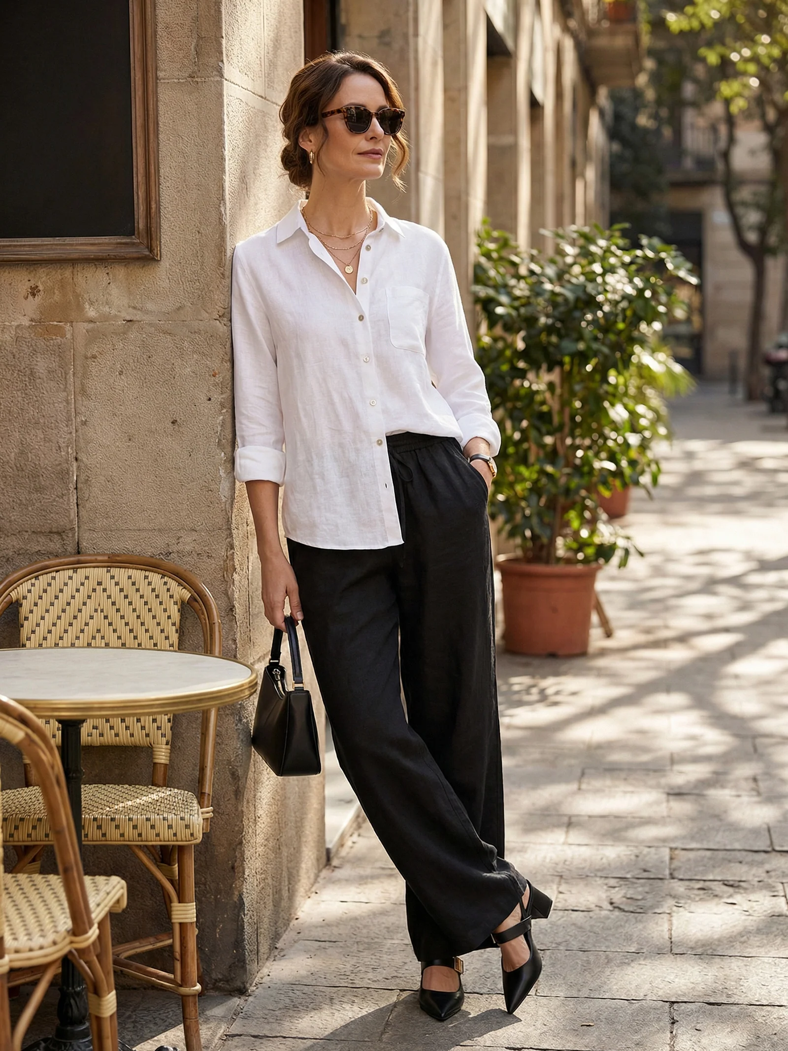 No-See-Thru Pocket Magic Linen Pant LYON - Image 13