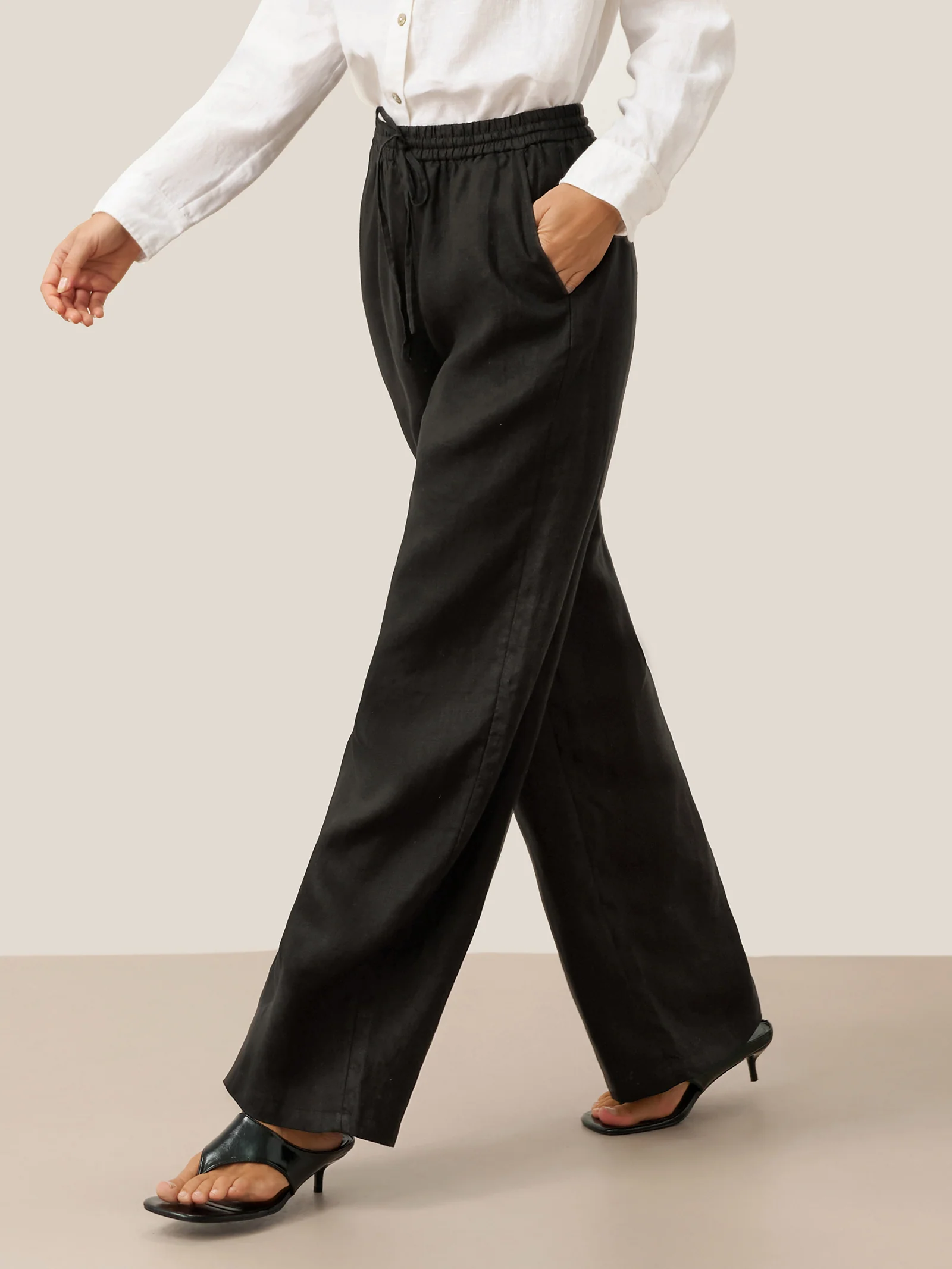 No-See-Thru Pocket Magic Linen Pant LYON - Image 15