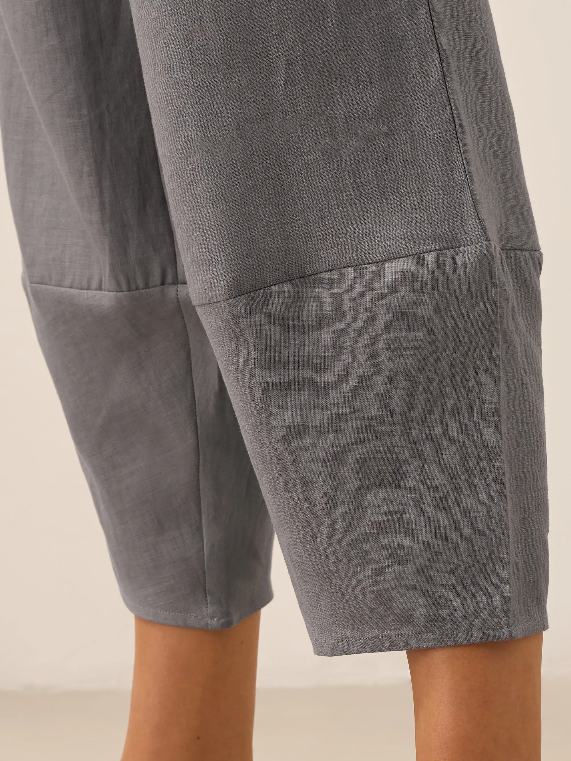 100% Linen Crop Pants RORY - Image 23