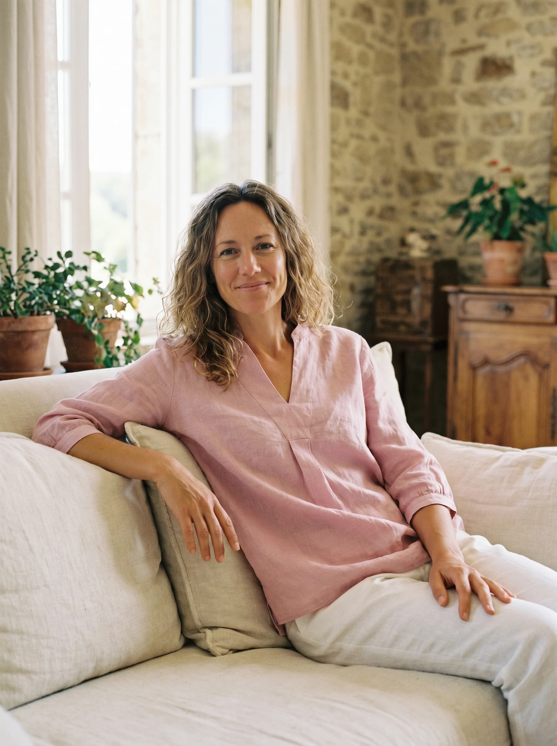 100% Linen Dress Shirt JOANNA - Image 3