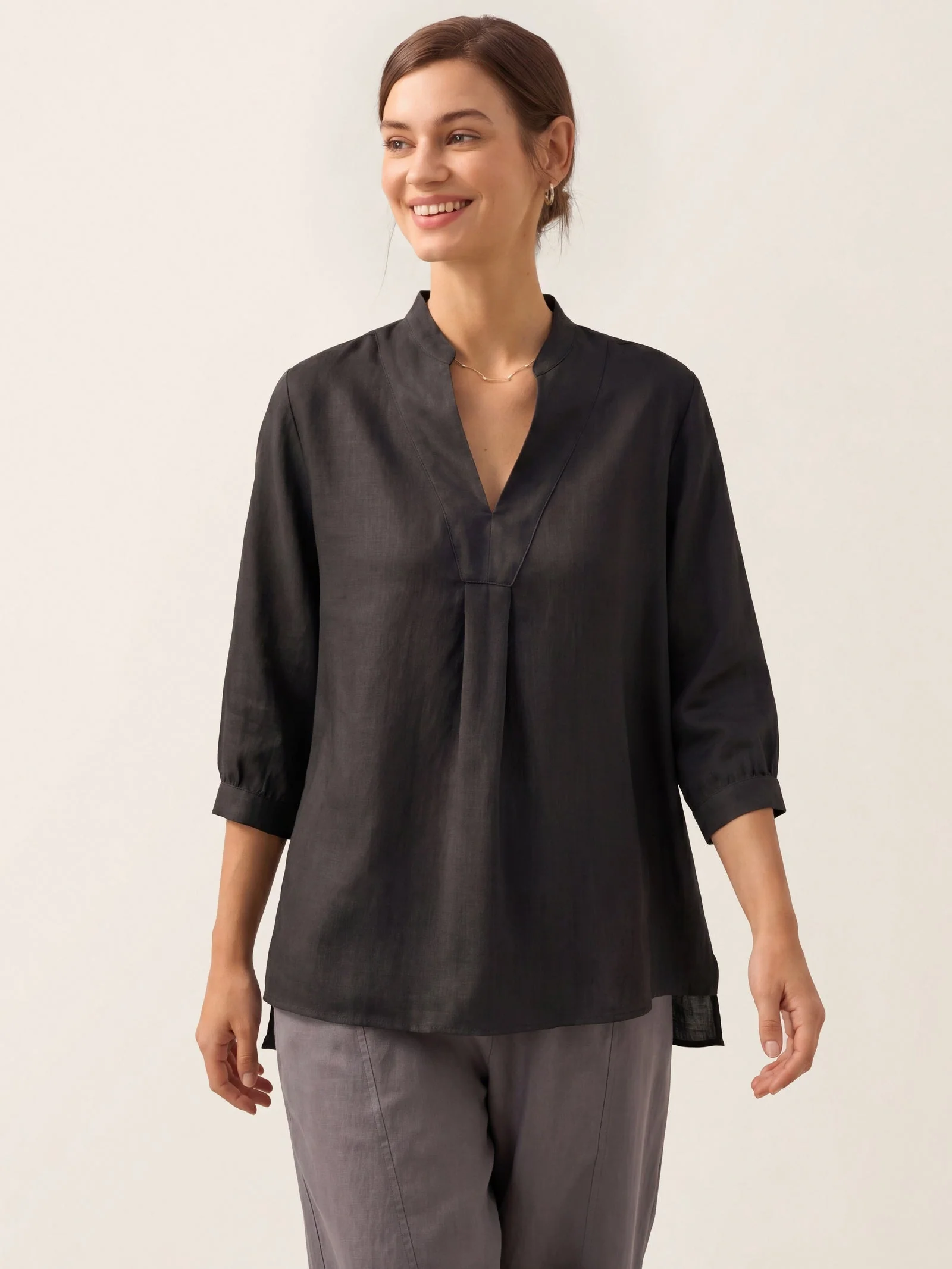 100% Linen Dress Shirt JOANNA - Image 33