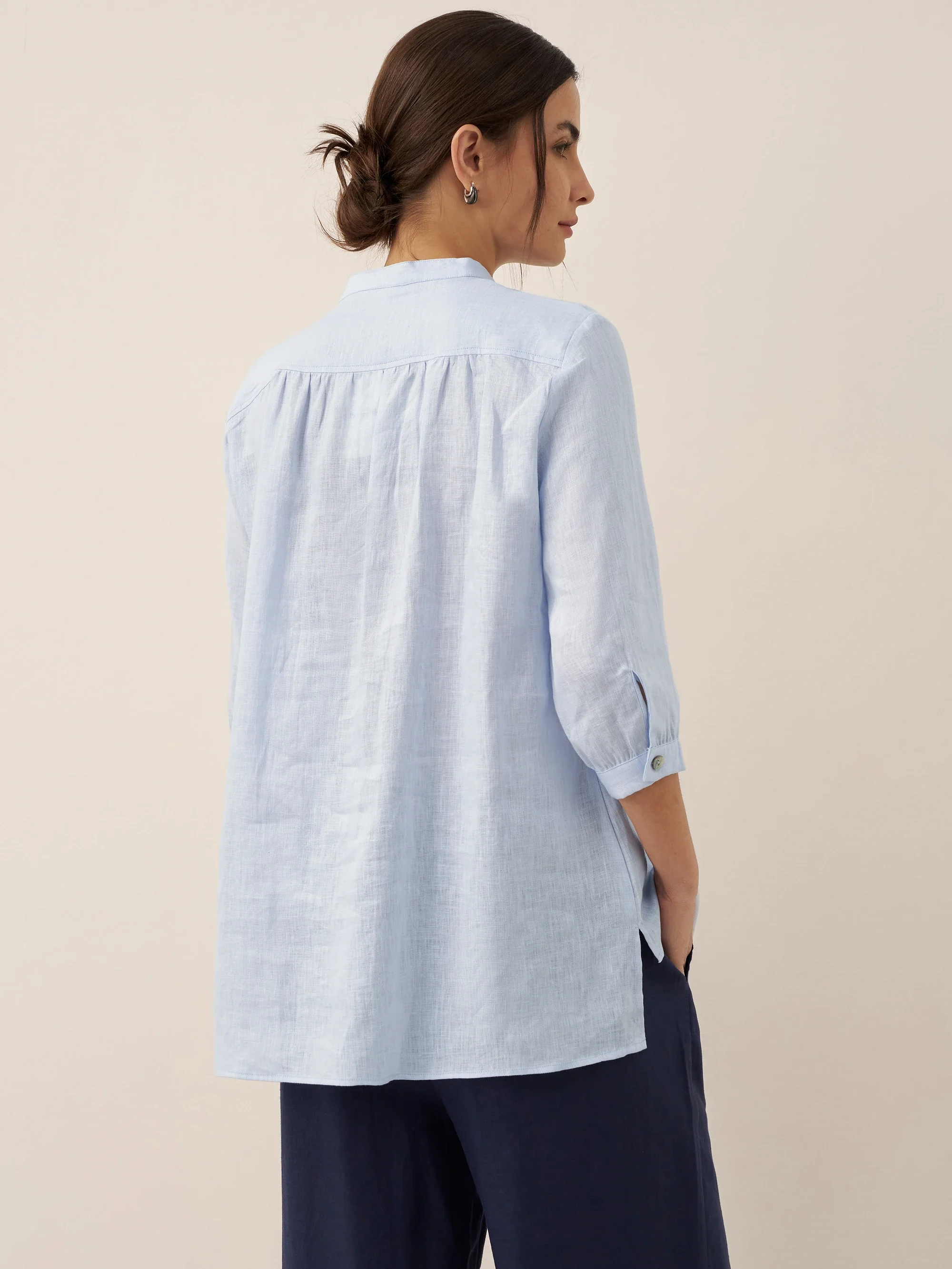 100% Linen Dress Shirt JOANNA - Image 5