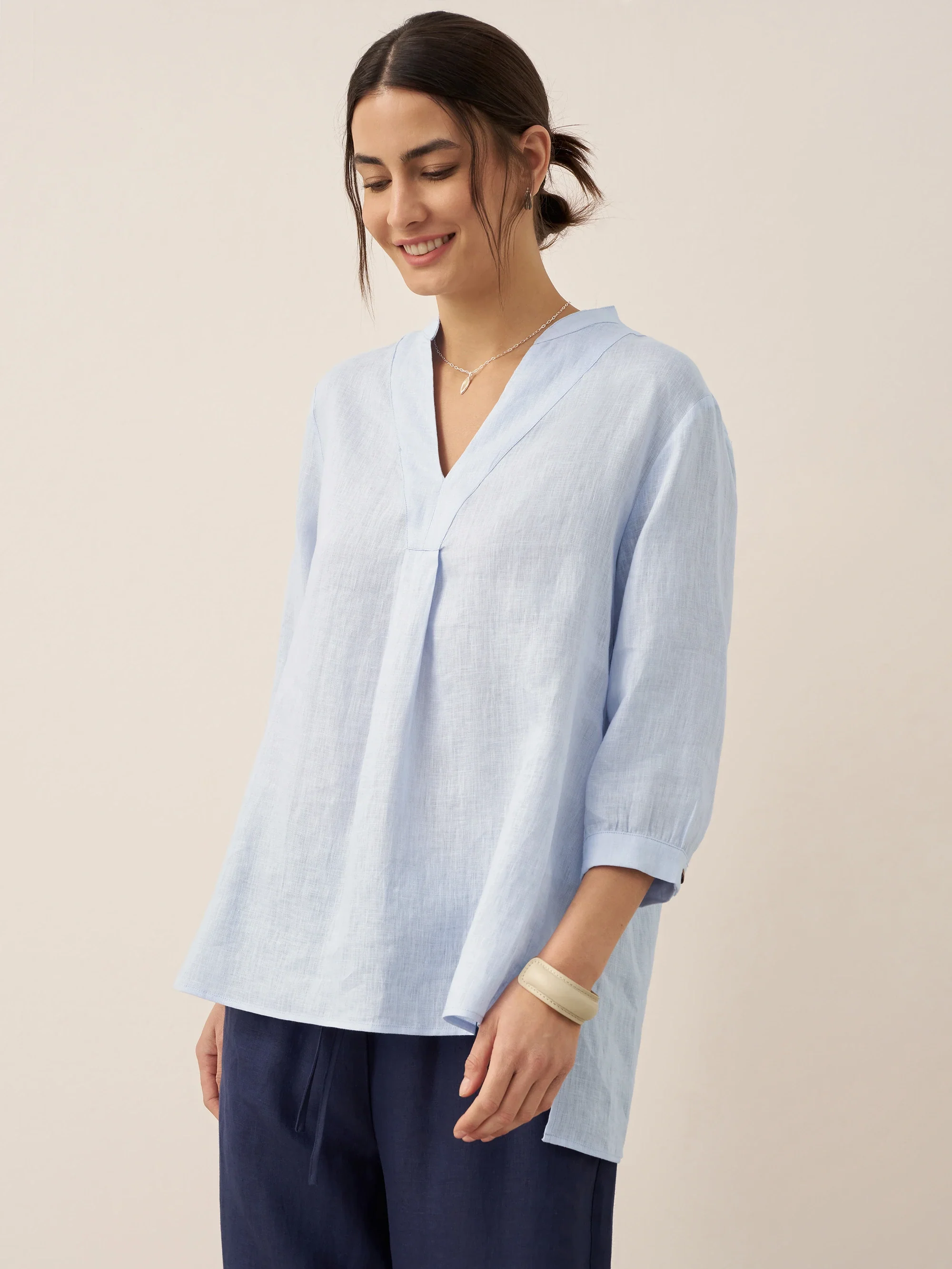 100% Linen Dress Shirt JOANNA - Image 6