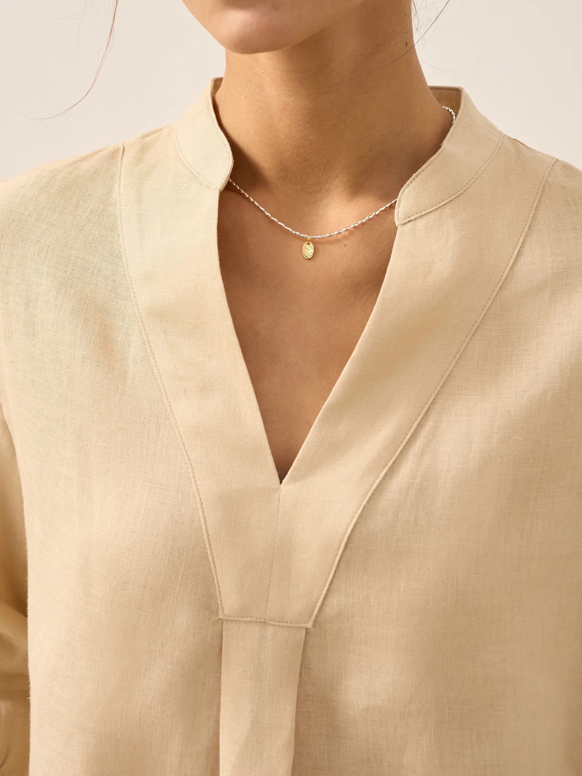 100% Linen Dress Shirt JOANNA - Image 50