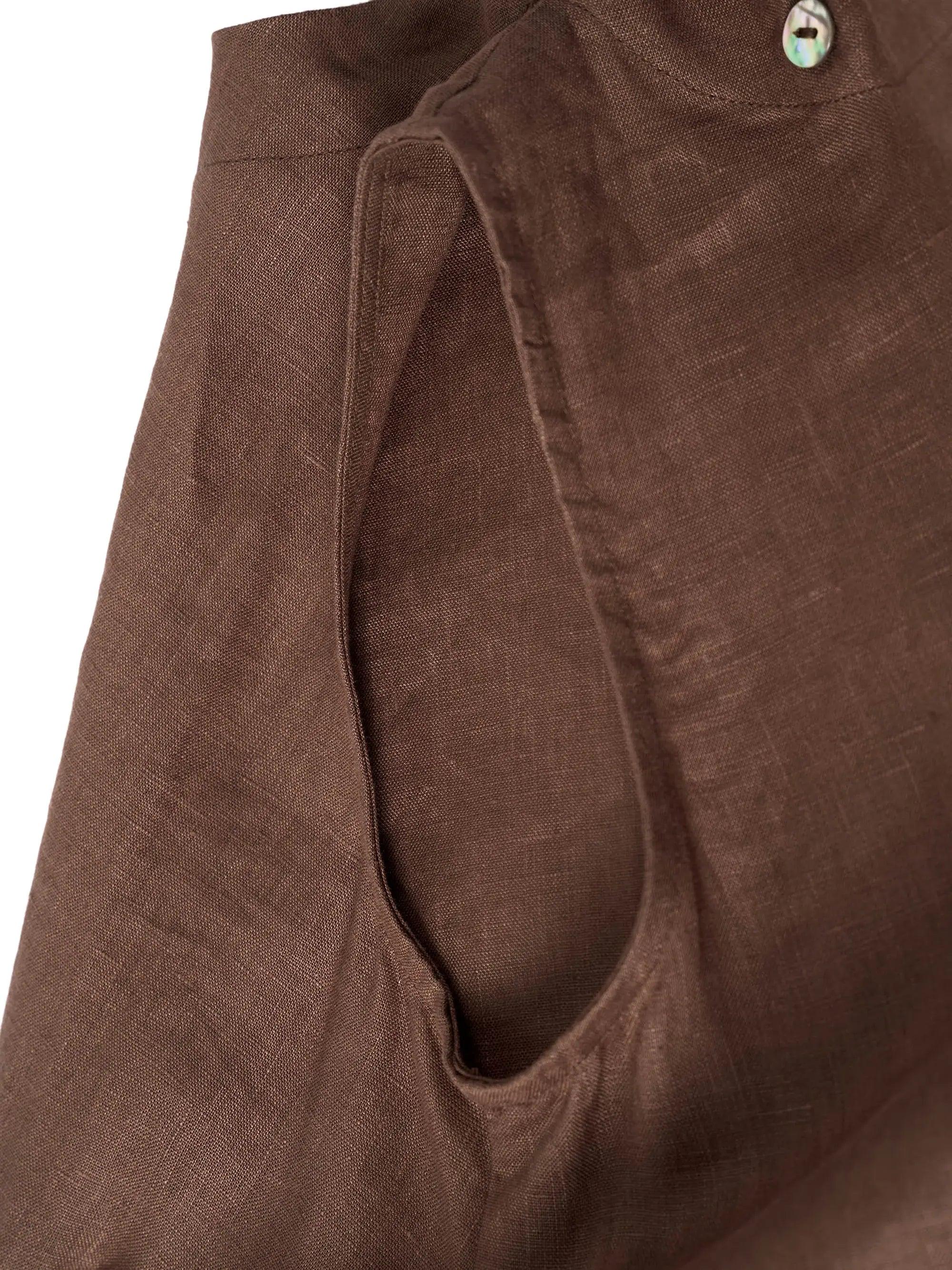 100% Linen Sleeveless Dress SIENNA - Image 11