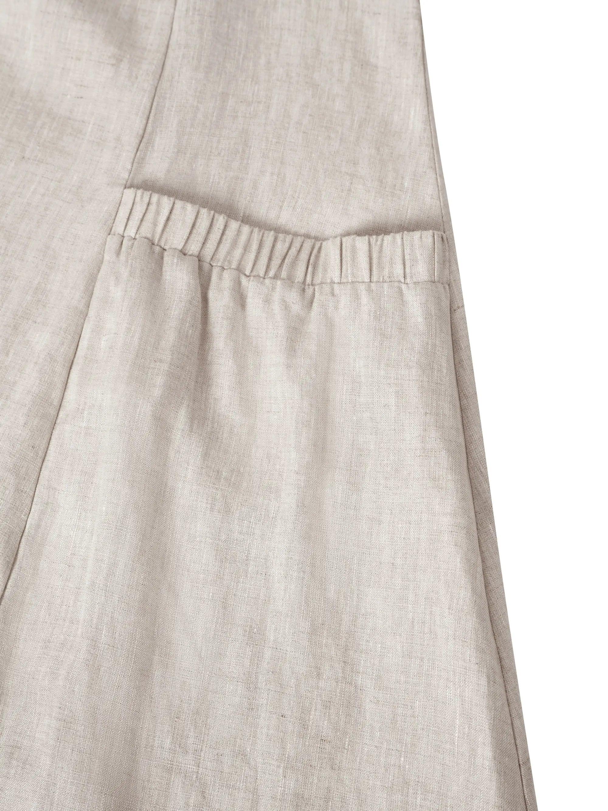 100% Linen Swing Beach Tank Dress GIANA - Image 9