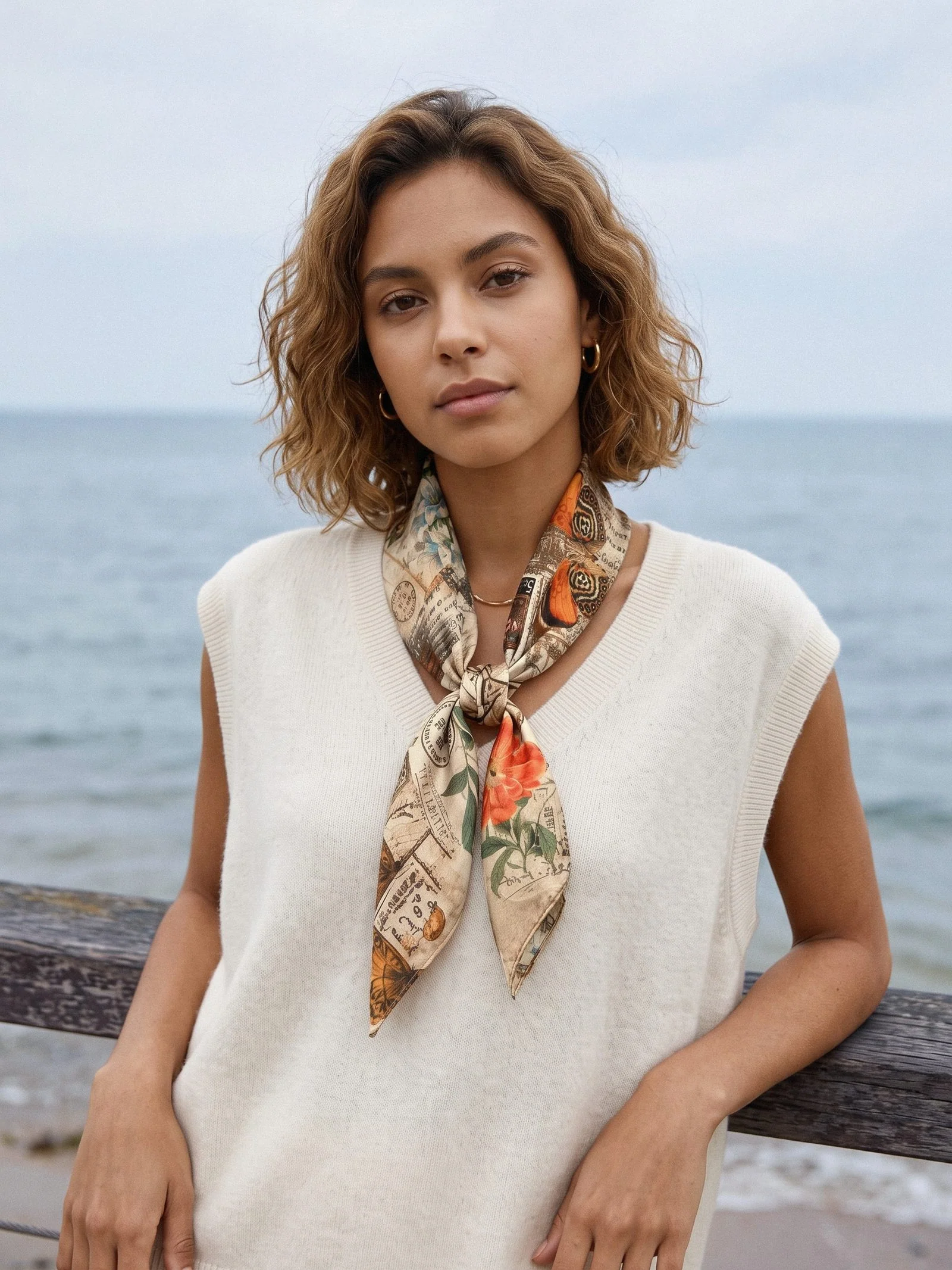 Airy Silk Cotton Everyday Scarf - Image 3