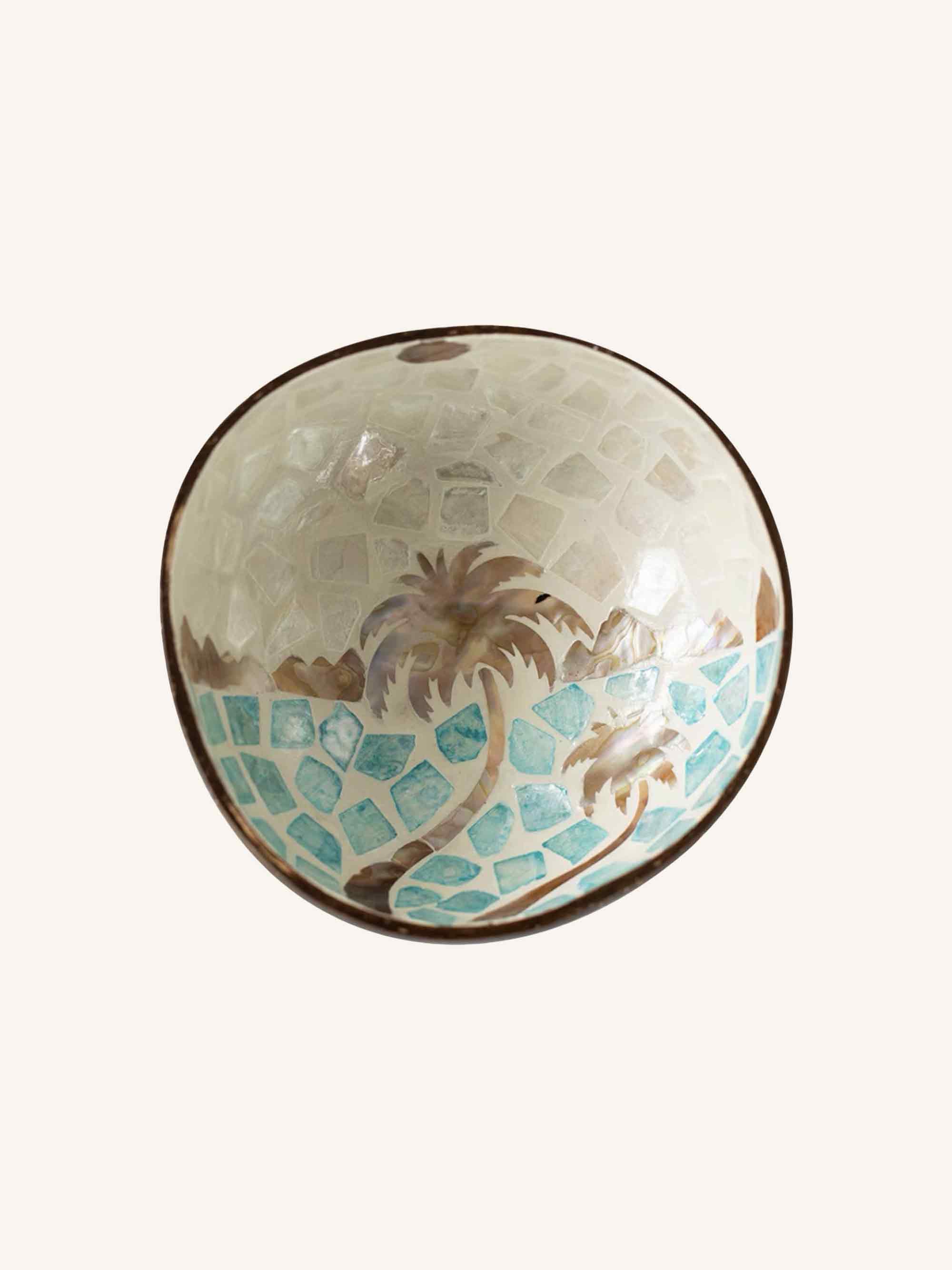 HANDMADE NATURAL SHELL COCONUT BOWL DECOR - Image 6