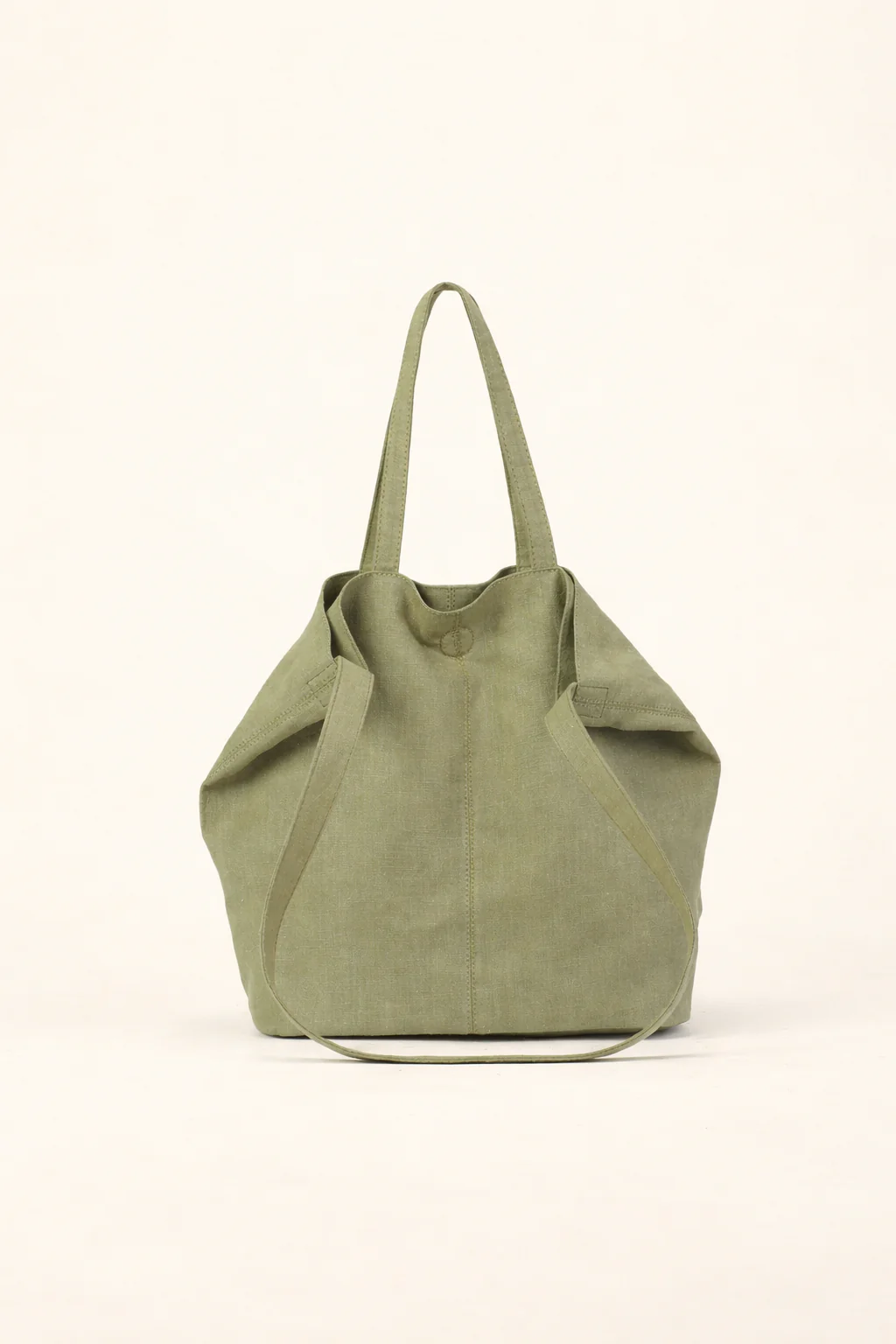 Lightweight Ramie Canvas Large Tote Bag - Image 8